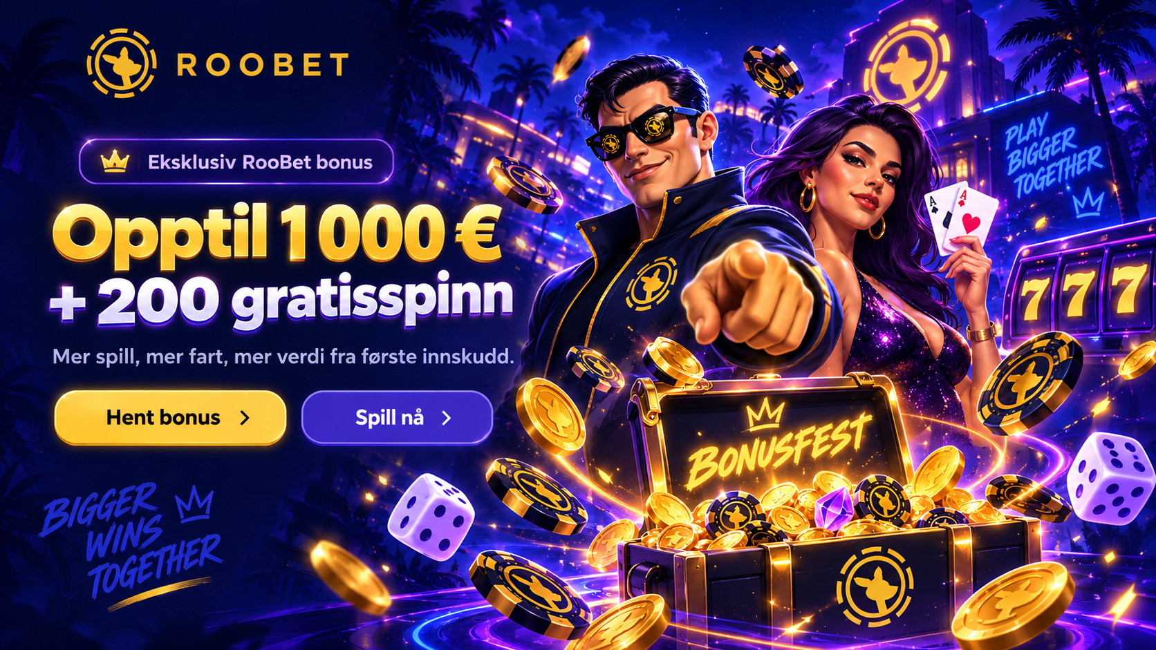 RooBet bonus â start med kampanjer og bygg videre med rewards